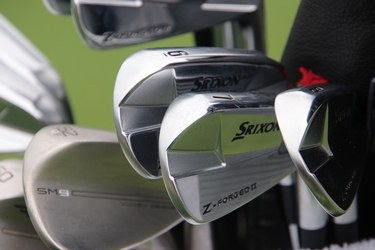 ジャスティン・ローズ　2024年アーノルド・パーマー招待練習日、Srixon Z Forged II アイアン